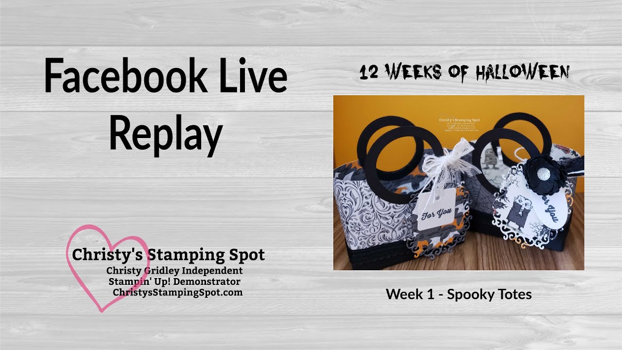Week 1 of Halloween  - Spooky Tote