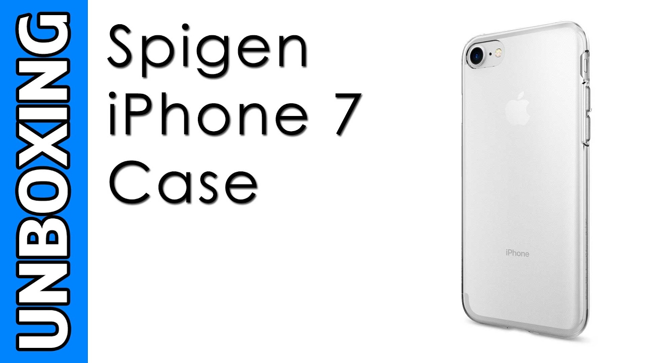 Spigen iPhone 7 Case Liquid Crystal Unboxing