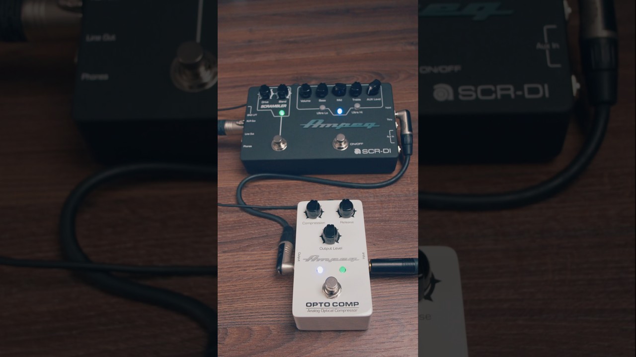 Ampeg Pedals SCR - DI / OPTO COMP.
