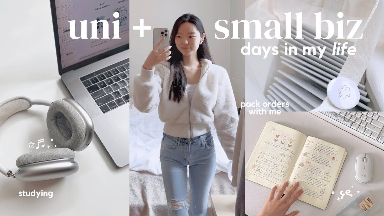 uni vlog 📎 PRIORITIZING my goals for a week: 7AM routine, small biz + exam szn, 12 week year | EP3
