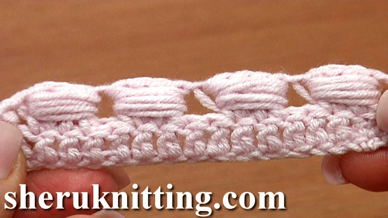 Crochet Wide Bullion Block Stitch  Part 4 of 7/Made Around Three Posts