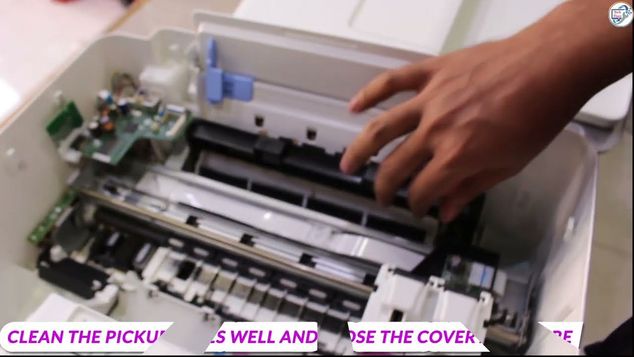 How to Fix E4 Error on HP Deskjet 4120 Printer.HP deskjet Printer Paper Jam solve.Not Fiding paper.