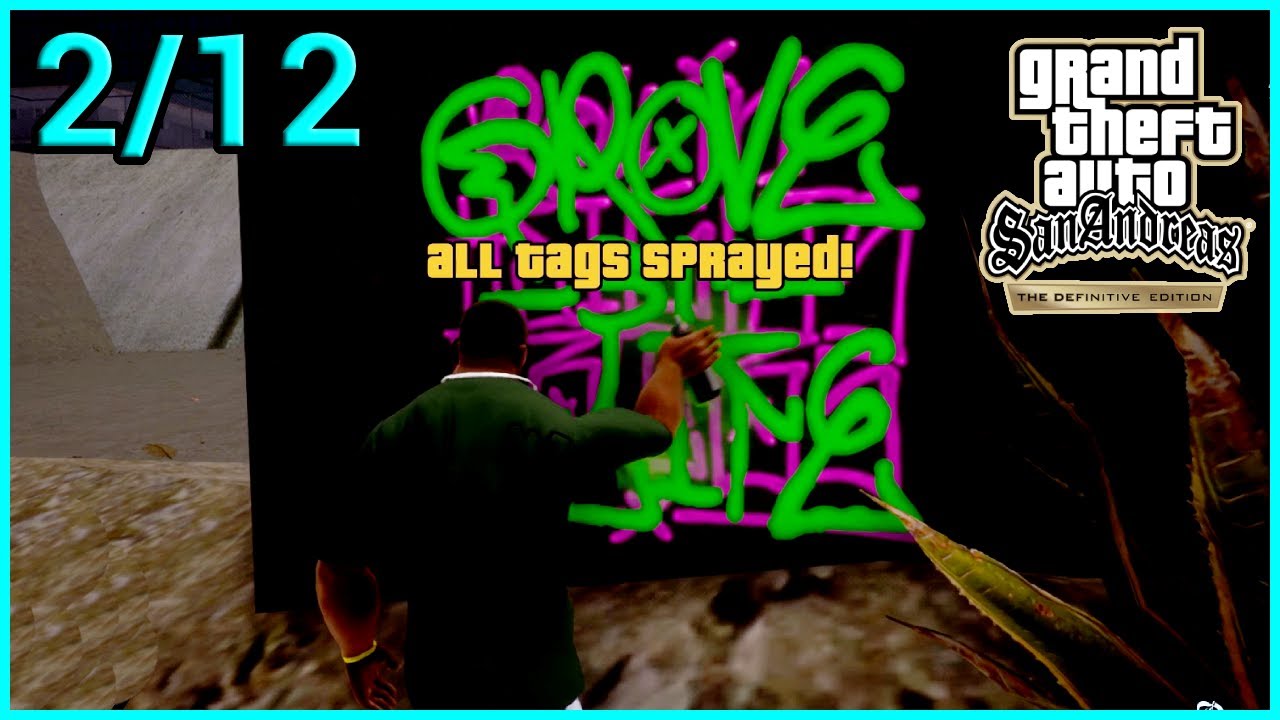 VŠECHNY TAGY | GTA San Andreas Definitive Edition na 100 % (2/12)