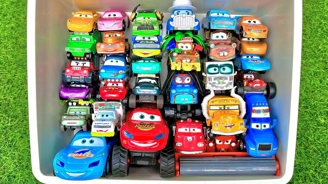 Disney Pixar Cars Unboxing Review | Lightning Mcqueen, Tow Mater, Doc Hudson, Sally Carrera, Cruz