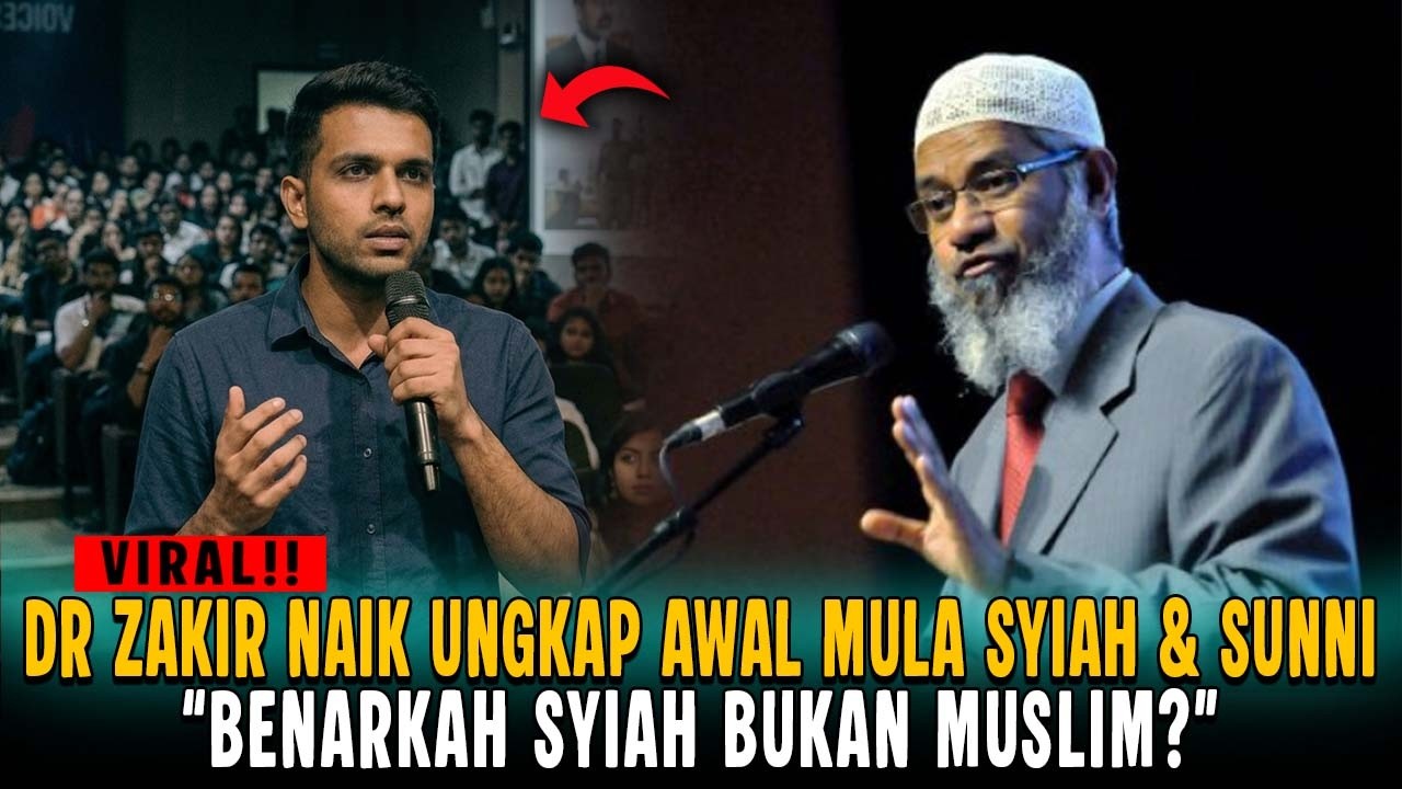 DEBAT PANAS‼️ DR ZAKIR NAIK: MENGAPA SYIAH & SUNNI DIPANDANG RENDAH?