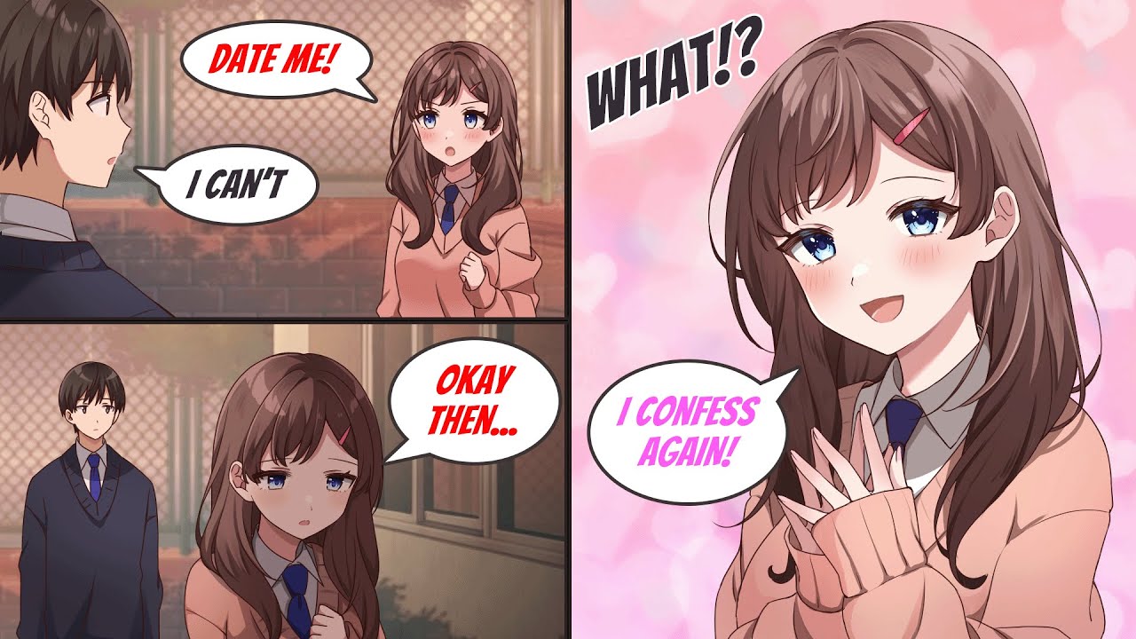 ［Manga dub］The queen bee of my school doesn't want to give up to date me ［RomCom］［Love story］