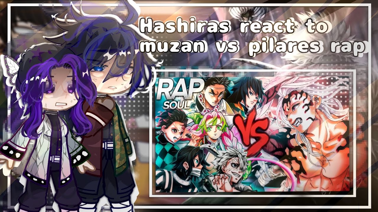 Hashiras react to rap Muzan vs Pilares |SoulRap|🇪🇦/🇺🇲