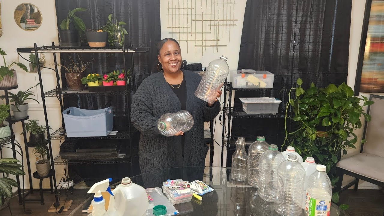 Creating  Mini Greenhouses 🌺 Winter Sowing 