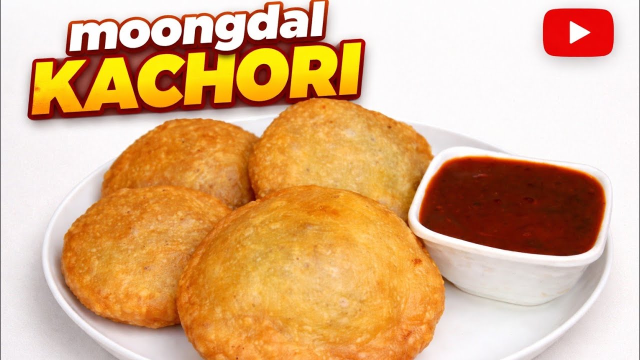 Crispy & tasty  Moongdal Kachori  😋👌🏼 సింపుల్ స్నాక్స్ రెసిపీ . 