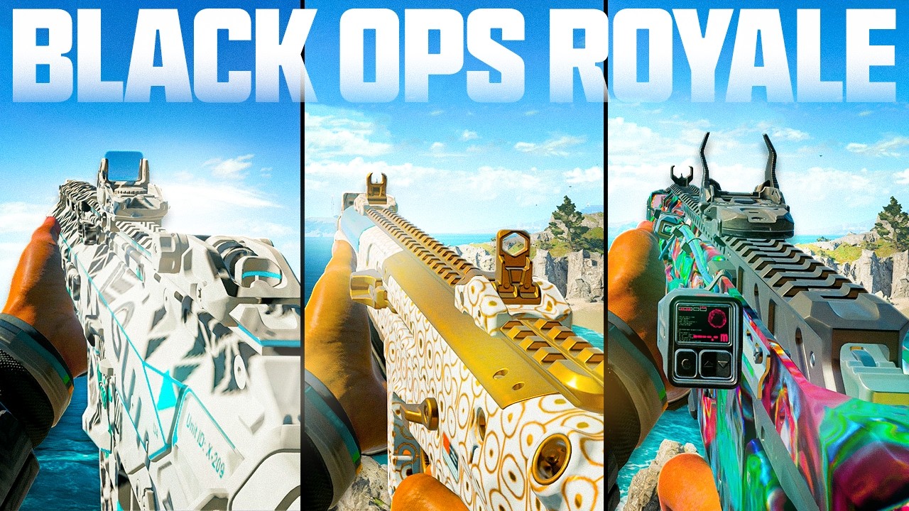 COMO CONSEGUIR TODOS los CAMOS GRATIS de BLACK OPS ROYALE
