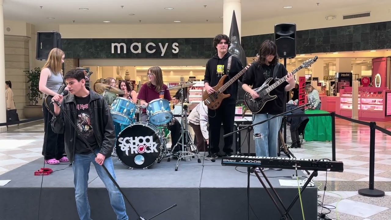 Breed - School of Rock San Mateo 3/10/24 *drummer forced to play as “quietly” as possible in mall