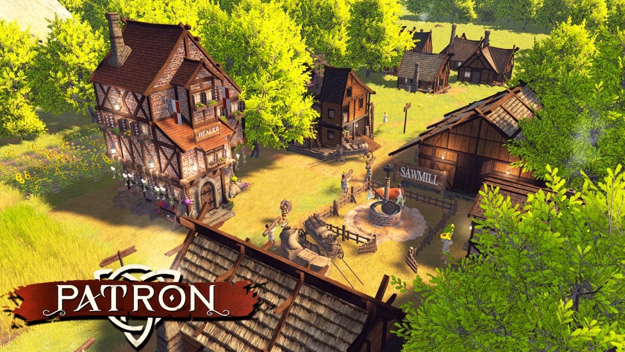 PATRON Survival City Builder Inspired by Banished Ostriv and Foundation | Patron PC Release Gameplay