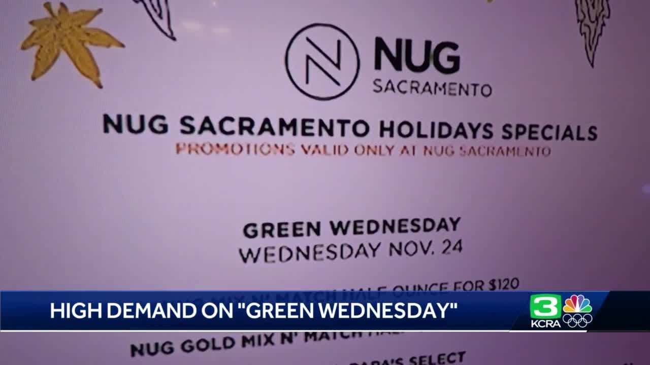 Sacramento dispensaries see high number of customers, big sales on Green Wednesday