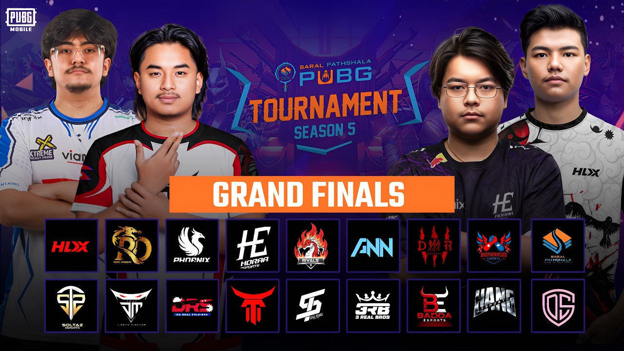 [NP]SARAL PATHSHALA PUBG  LAN TOURNAMENT S5 | GRAND FINALS #horaa #drs  #t2k  #hlx  #3rb #pubgmobile