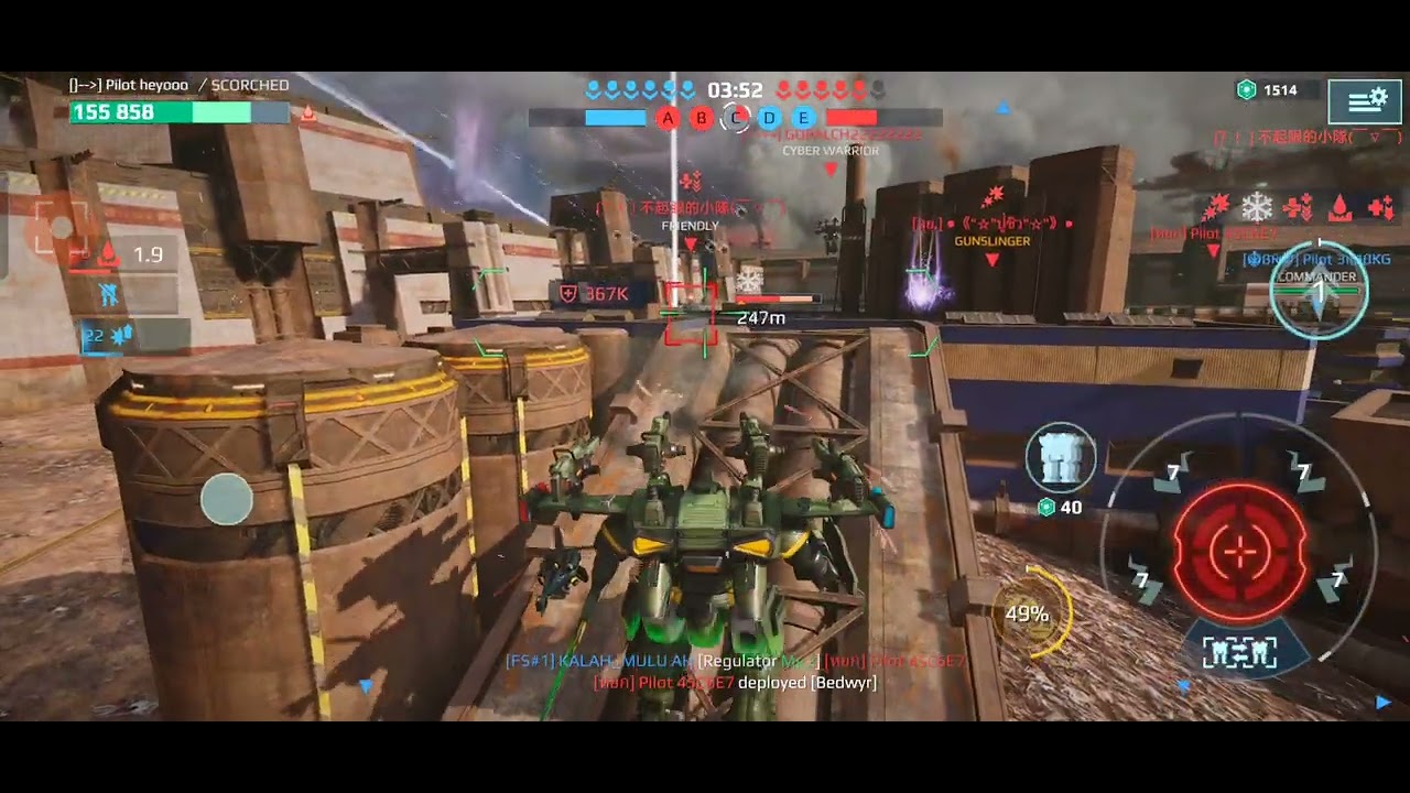 WR ROBOTS Gameplay The Highest Kill and Damage Deal To METAS and TITANS in Battle 