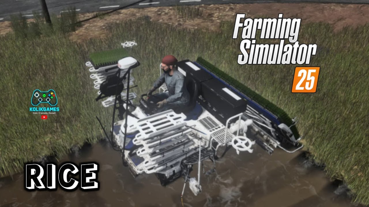 РИС - Farming Simulator 25 карта Нuntan Pantai #fs25gameplay