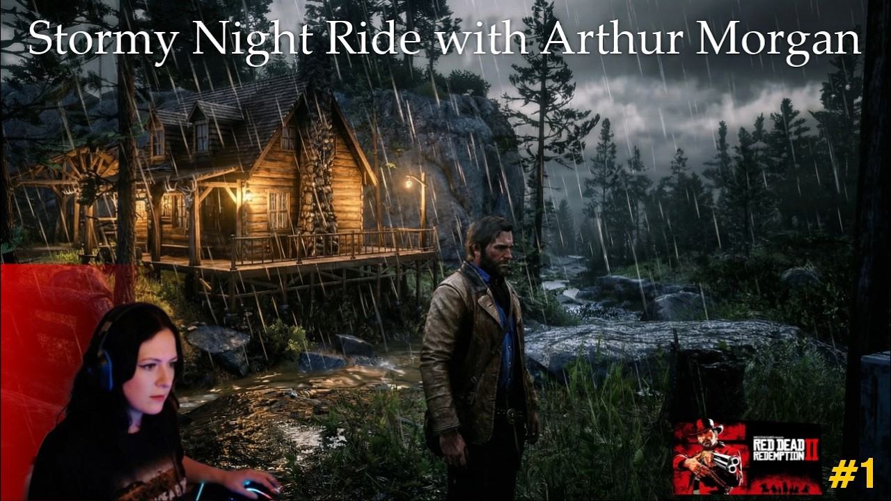 🌧️ Walking in the Rain & Thunderstorm as Arthur Morgan | Red Dead Redemption 2 Ambiance