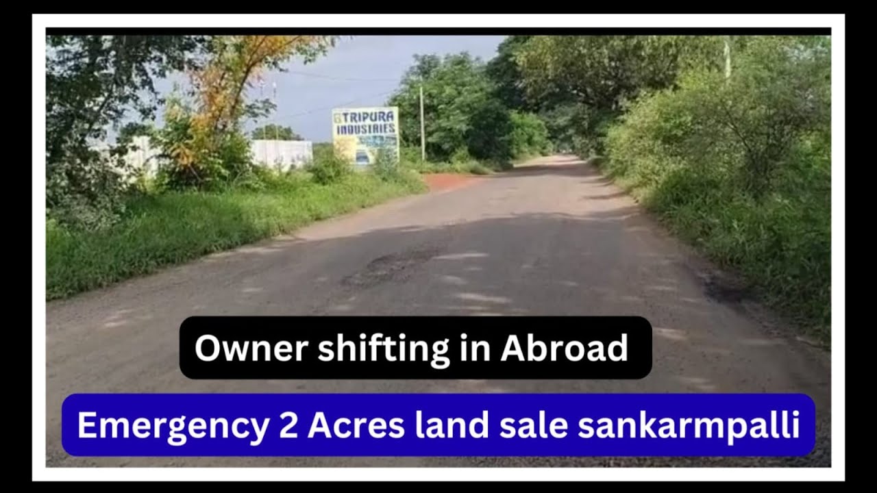 2 Acres Commercial Agriculture Land  Sale || Shankarpally, Hyderabad (Telangana)