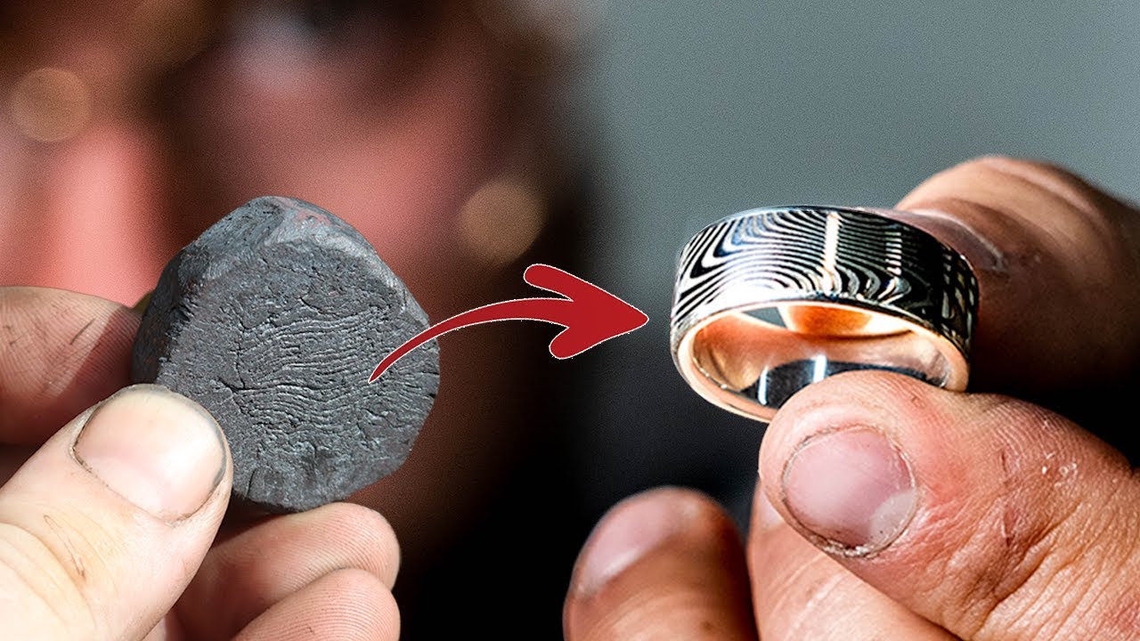 Making My Wedding Ring From A Block Of Steel!