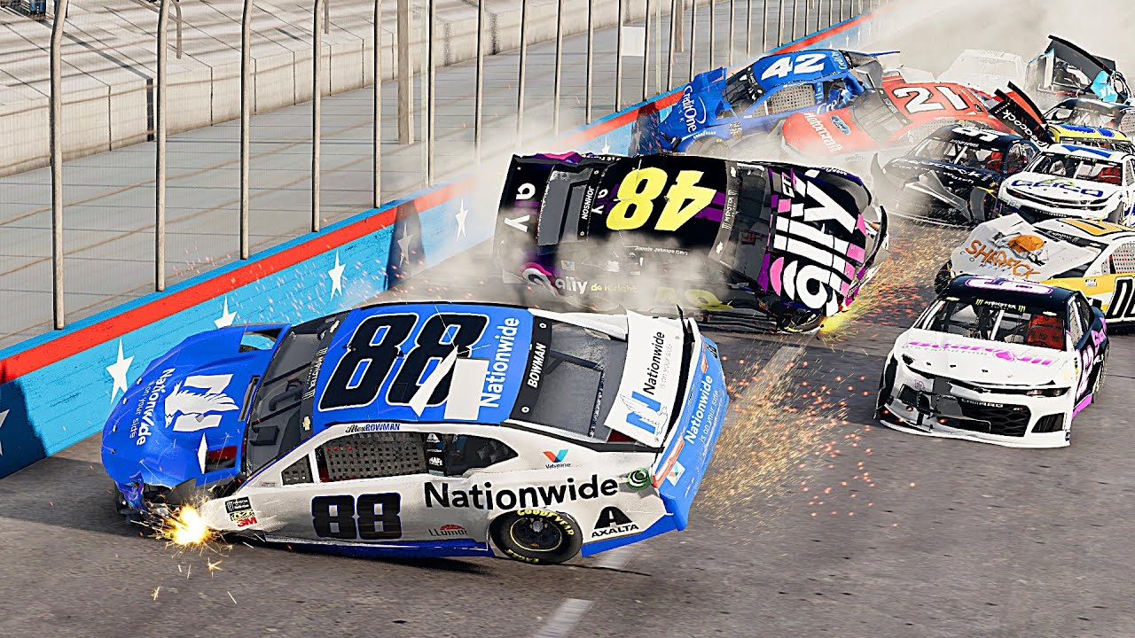 NASCAR Rollover Crashes #6 | BeamNG Drive