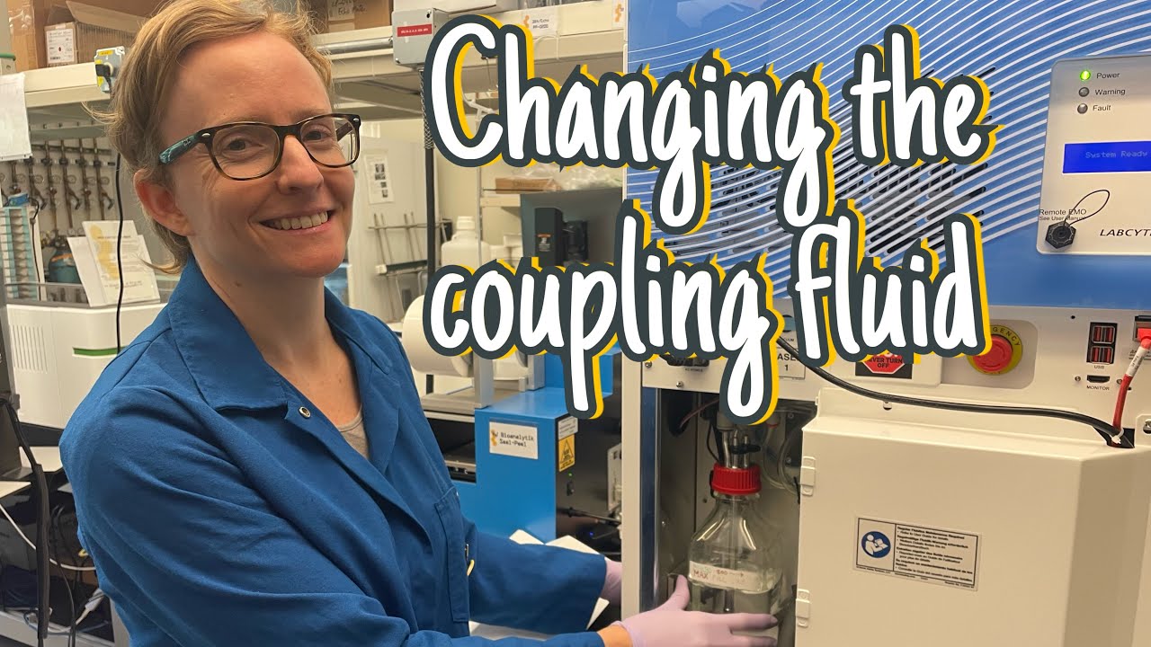 Changing the coupling fluid on the Echo Acoustic Dispenser