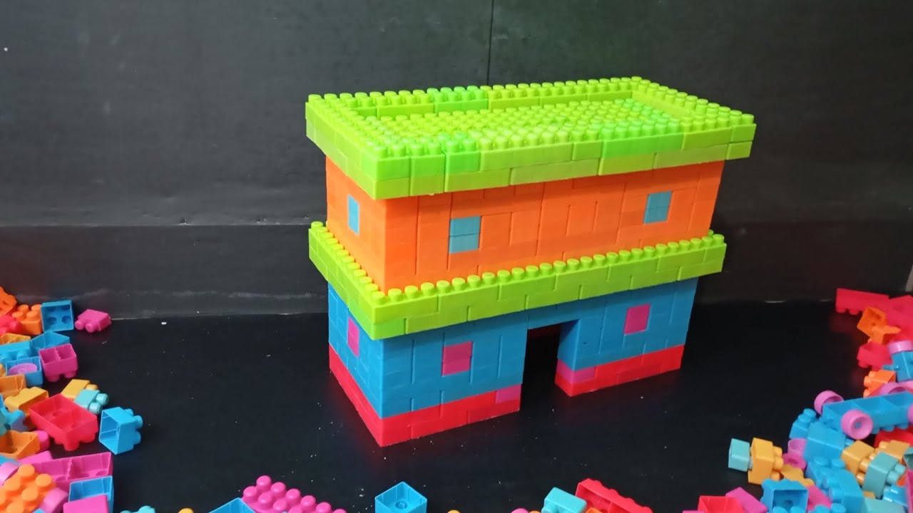 Satisfying DIY Lego 2 Story House / Lego Building Blocks Videos / #buildingblockstoys #lego