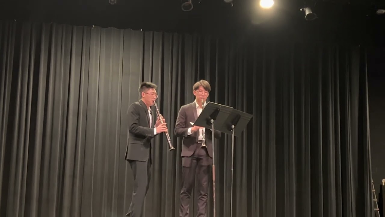 Tianqi Zhang and Oliver Xu - Sonata for Two Clarinets by Francis Poulenc (Part I)