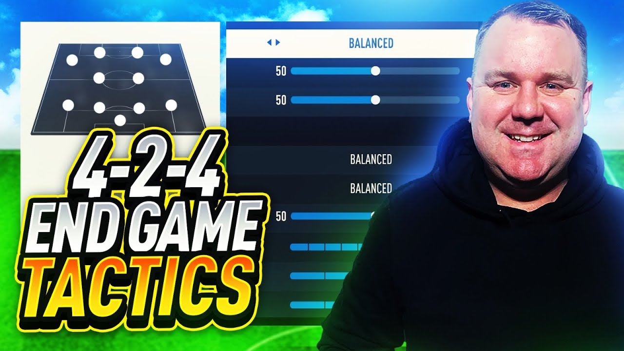EAFC 24 - (*END GAME*) THE BEST 424 CUSTOM TACTICS + PLAYER INSTRUCTIONS!