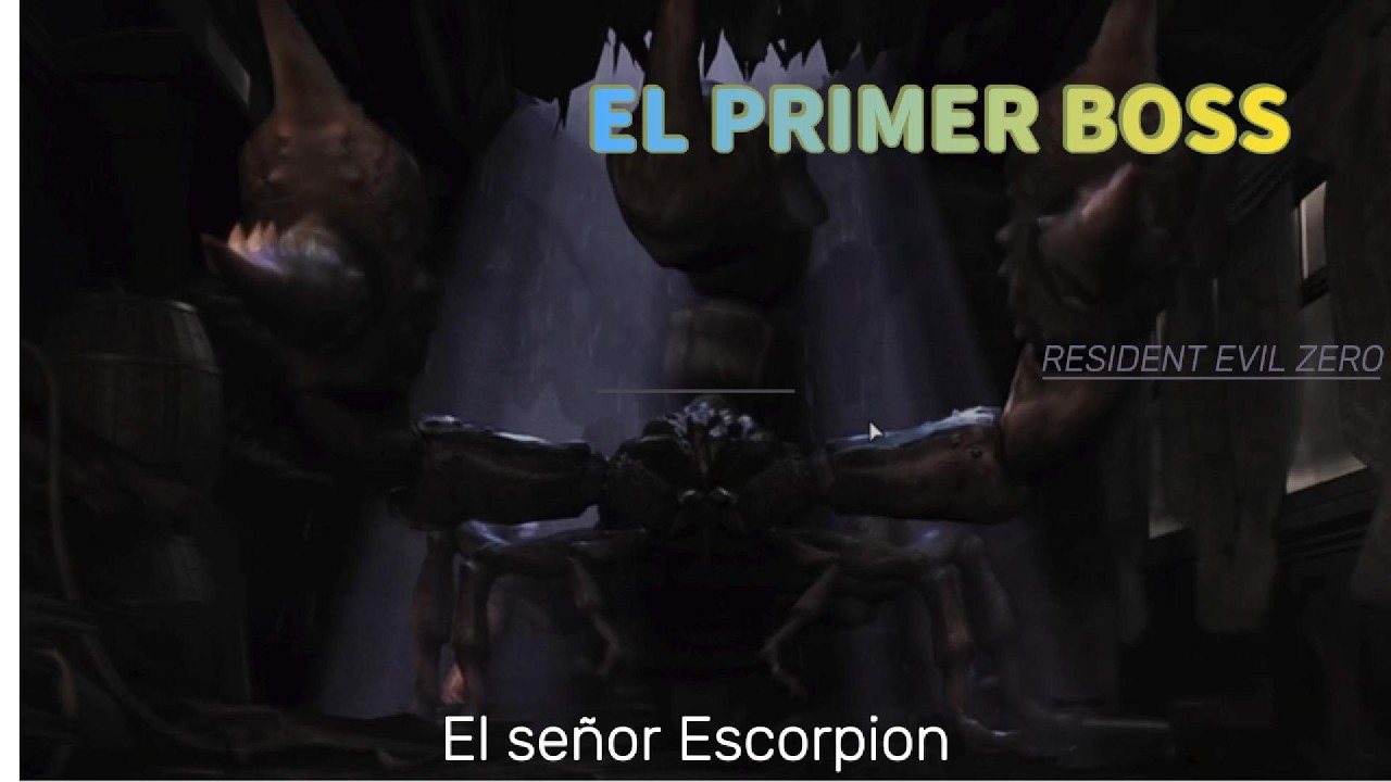 PRIMER BOOOSSSSS!!!! Jugando al RESIDENT EVIL ZERO-REMASTER (EL JEFE ESCORPIÓN)