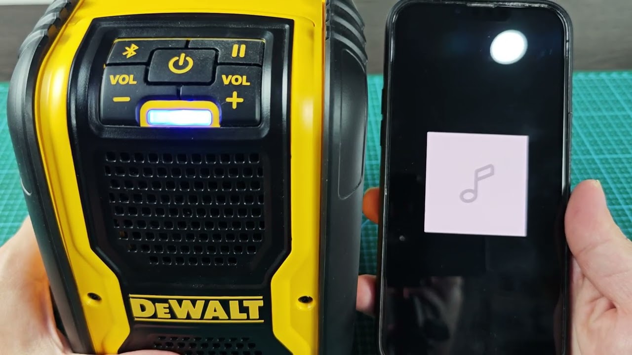 How To Connect to DeWALT Bluetooth Speaker DCR006A