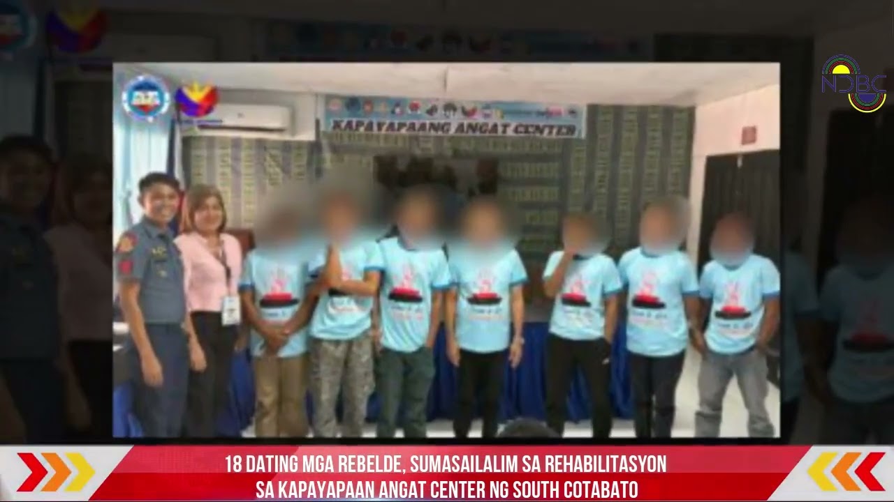 18 DATING mga rebelde, sumasailalim sa rehabilitasyon sa Kapayapaan Angat Center ng South Cotabato