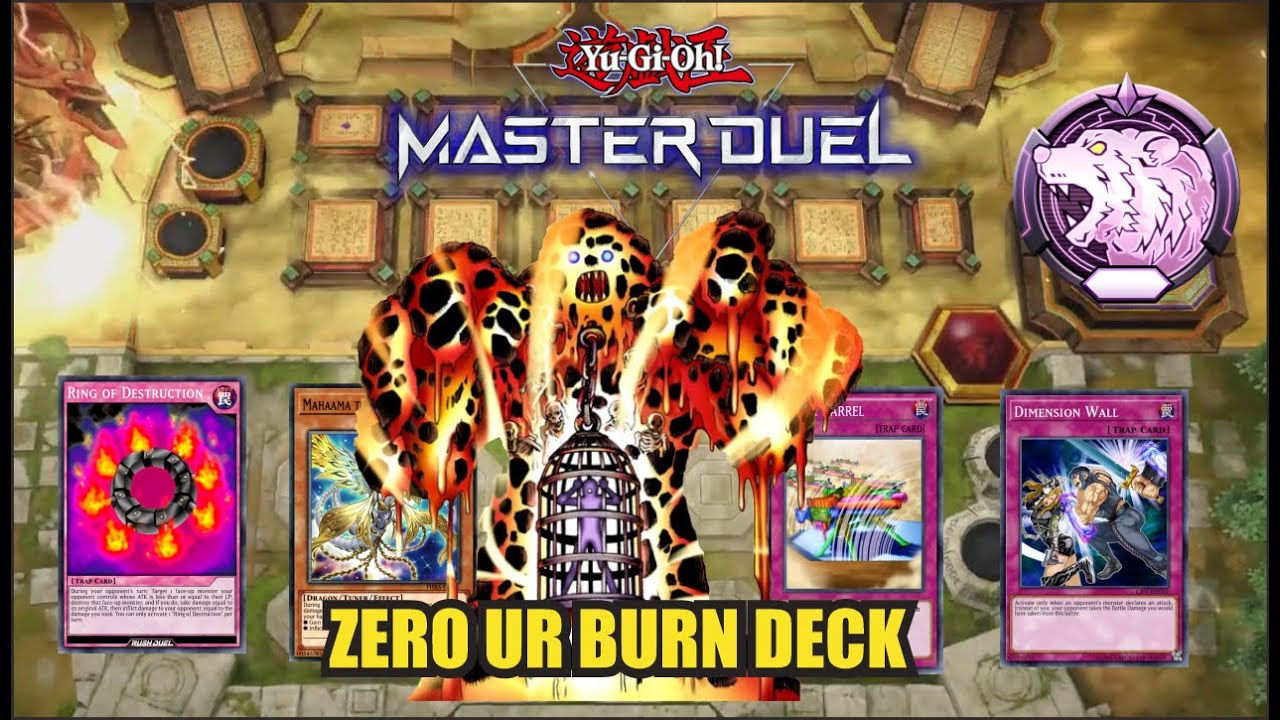 Zero UR Burn Deck  ~ Yu-Gi-Oh! Master Duel Season 39