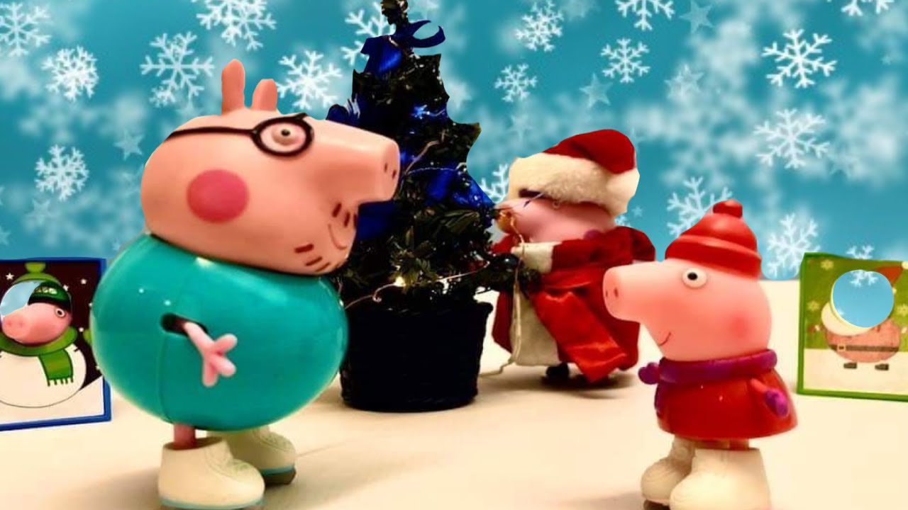 Świnka Peppa przyłapała Świętego Mikołaja 🎅🏻Mikołajki 🎅🏻Prezenty pod poduszką