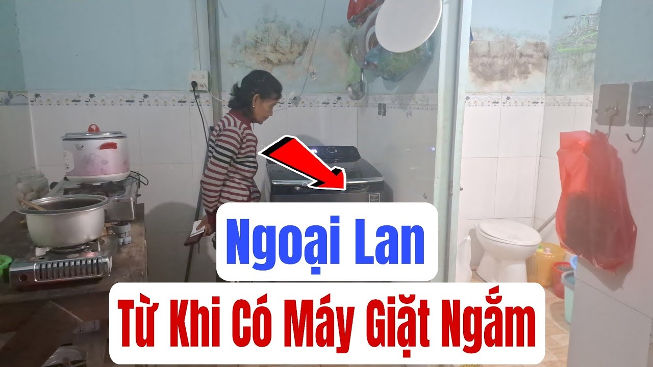 Xuyến Naii, Ngoại Lan đứng ngắm Máy Giặt hoài luôn vui mừng #phạmmongag #xuyennaii #ngoạiLan 