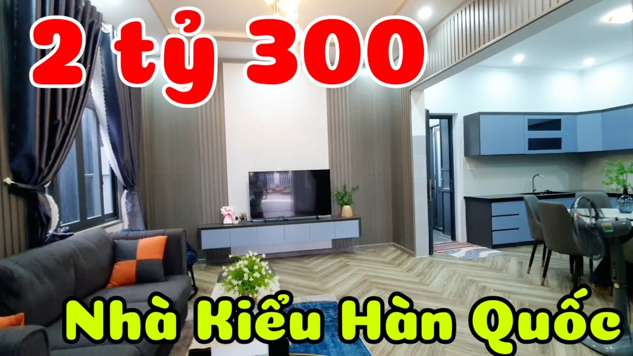 Nhà đẹp kiểu Hàn Quốc 2 tỷ 300 triệu mới xây đủ nội thất ở phường Ninh Thạnh gần Tòa Thánh Tây Ninh