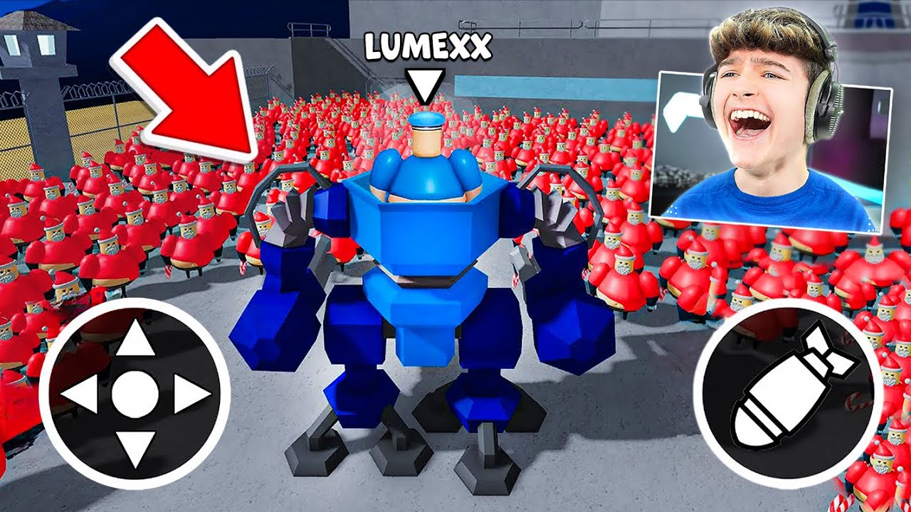*NEU* SELBST als BARRY MEGA ROBOTER Spielen! (Barry's Gef&auml;ngnis Update) in Roblox