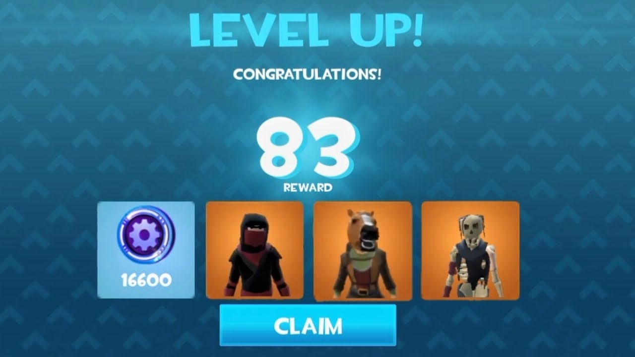 Rocket Royale I got Level Up