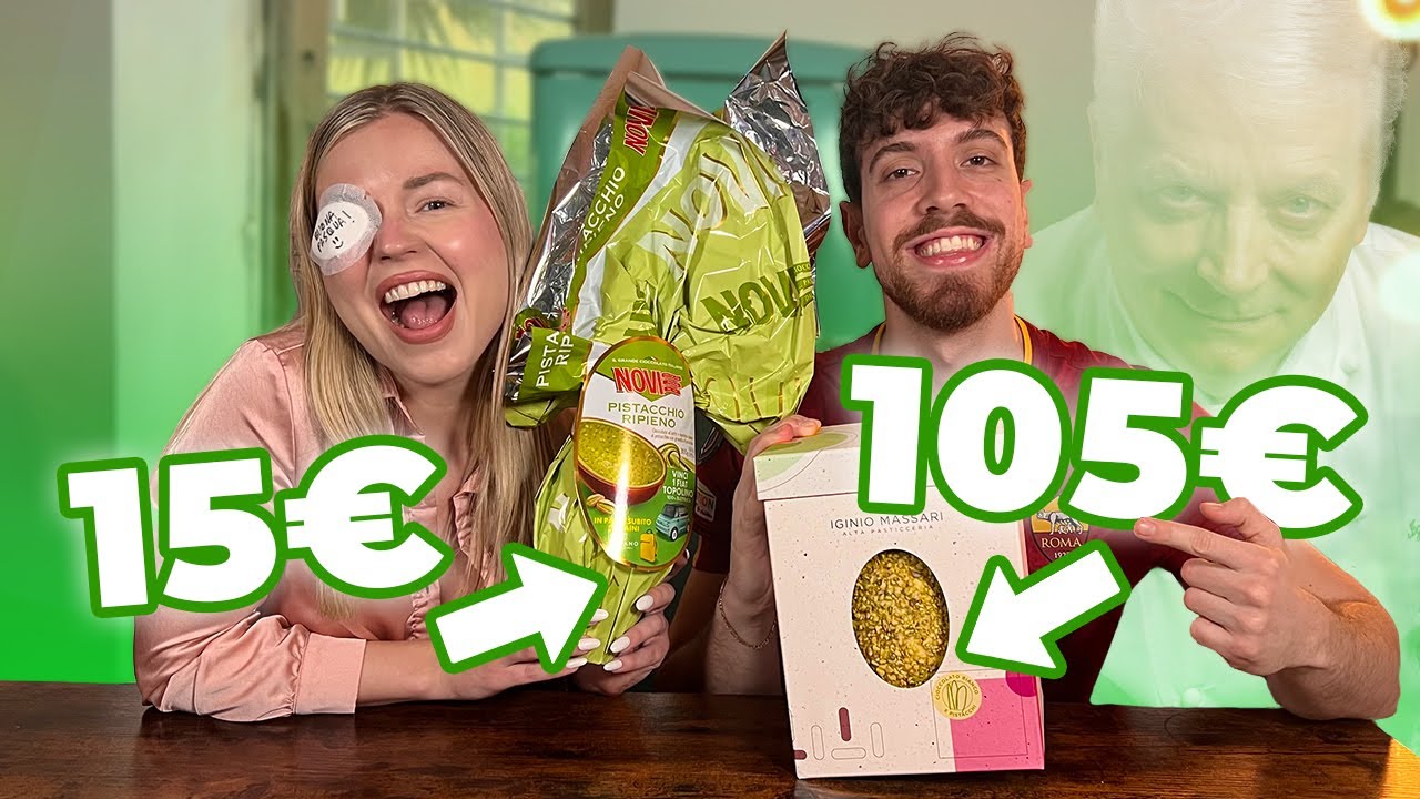 UOVO DI PASQUA DA 105€ DI IGINIO MASSARI VS UOVO DELLA NOVI DA 15€ - NON È ANDATA COME PREVISTO!