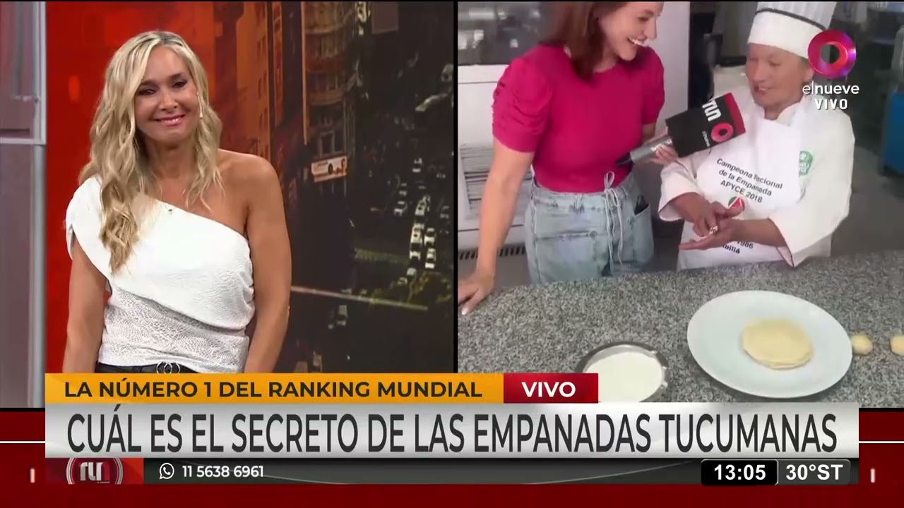 Canal 9 visita Escuela APYCE: María Cuello habla del título mundial de las empanadas tucumanas 🥟🌎