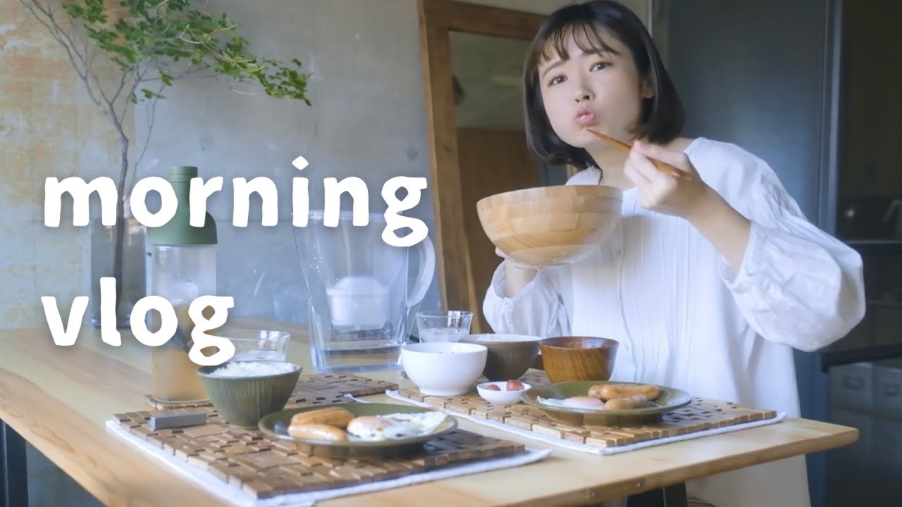 【朝食＋なでしこ】早起きした二人暮らしの休日。目玉焼きに何をかける？