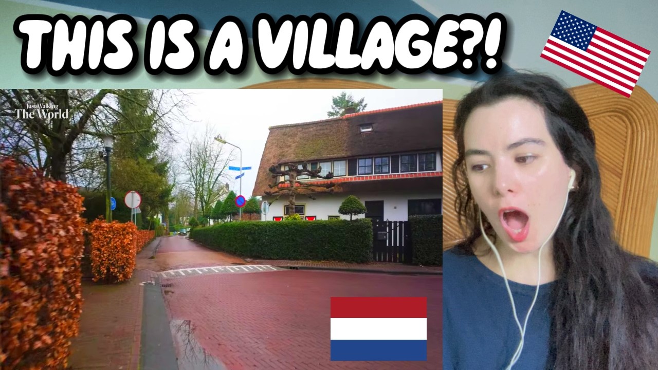 American Girl Reacts to the RICHEST VILLAGE of the Netherlands Walking Tour