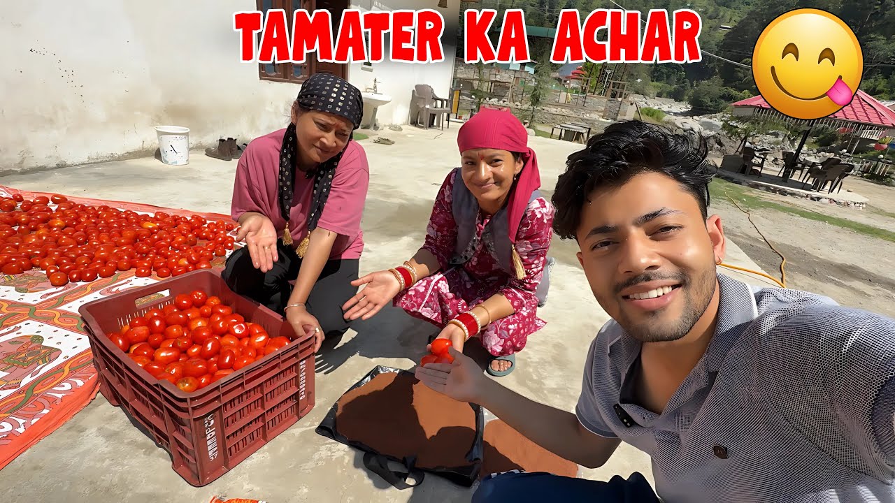 Mmy Ne Bnaya Tamatar Ka Achar😋😍 || Sanjay Chauhan
