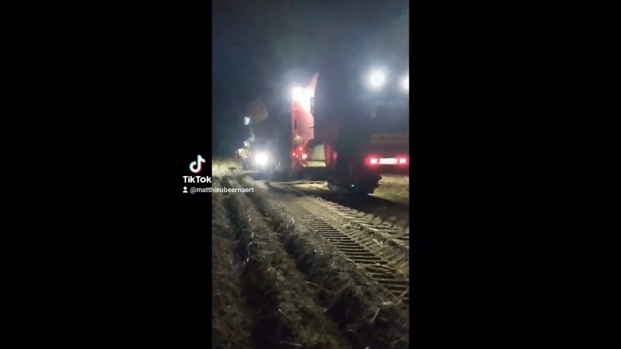 Compilatie van een aardappel oogst 