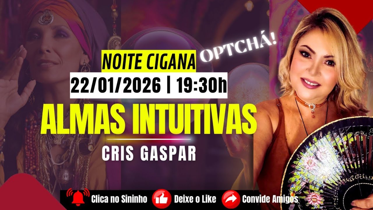 LIVE CIGANA | ALMAS INTUITIVAS | CRIS GASPAR
