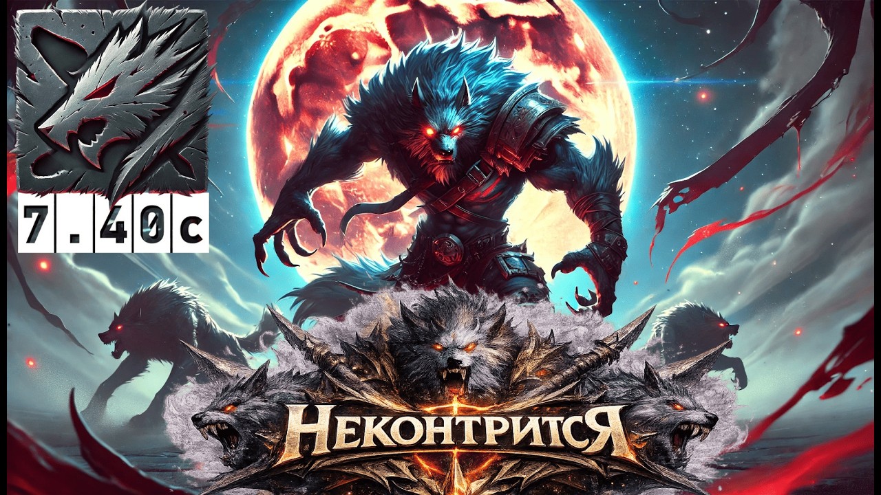 Неостановимый Offlane Lycan Turbo Dota 7.40c