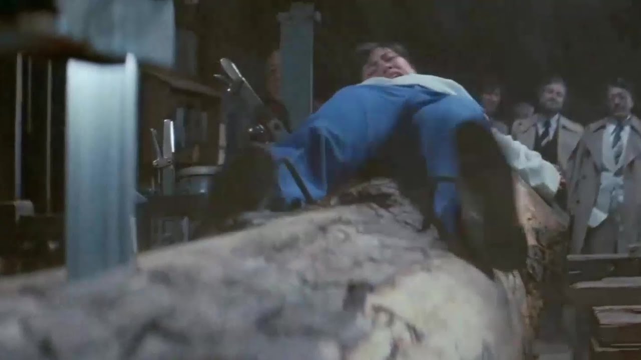 Damsel in Distress scene: Kiku's date with a buzzsaw.