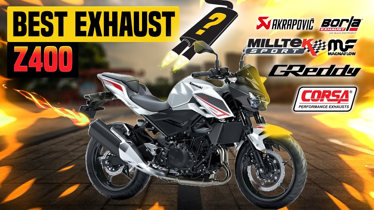 Kawasaki Z400 Exhaust Sound 🔥 Akrapovic,Yoshimura,Arrow,Compilation,Upgrade,Flyby,Review,Modified+