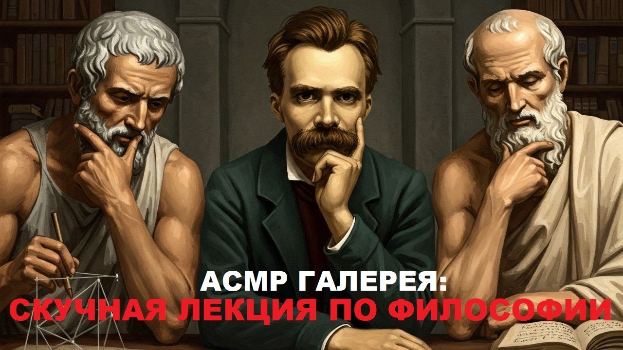АСМР Скучная лекция по философии