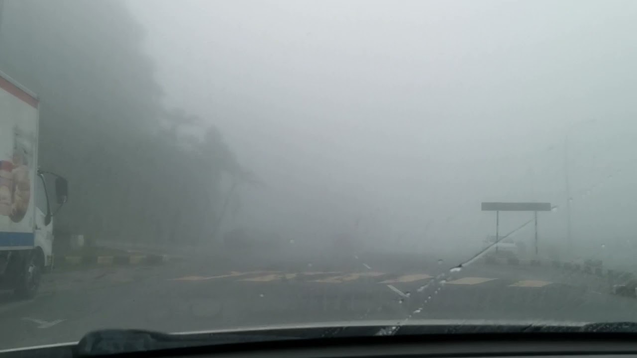 Genting Highland trip 27th December. Thick fog