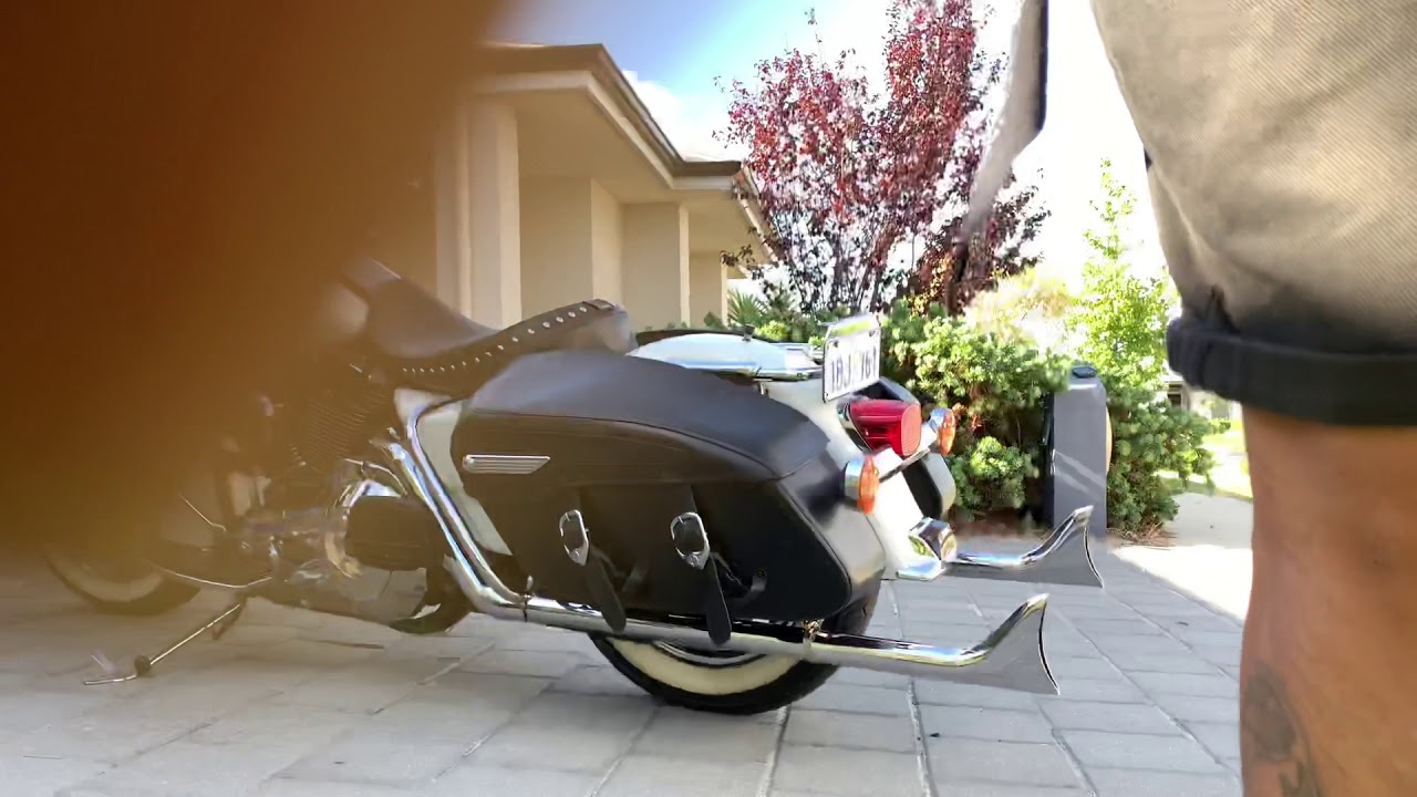 Just install fishtail on my road king classic